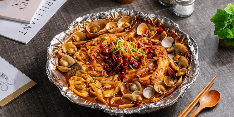 八德烤魚料理 興仁夜市宵夜、海鮮熱炒一次滿足