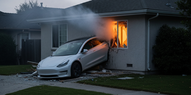 特斯拉 Model 3 衝撞民宅致死 自動駕駛安全再受關注