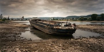 萊茵河乾旱水位創低 歐洲油化品供應鏈陷停擺危機