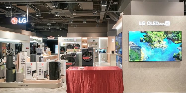 集雅社攜手 LG 進駐新光三越Diamond Towers 全台最齊全 LG 旗艦館 盛大開幕