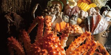 鄰近藝文特區的桃園海鮮火鍋吃到飽帝王蟹、和牛與高級海鮮交織質感海陸饗宴