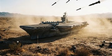 中國沙漠模擬美艦靶場 瞄準遠程打擊航艦戰鬥群