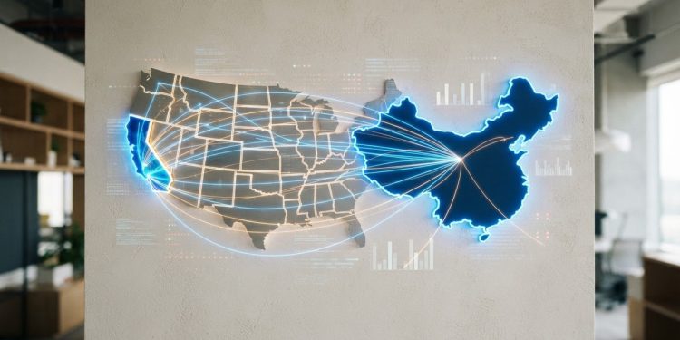 美中貿易版圖曝光 加州對中貿易額居全美之冠