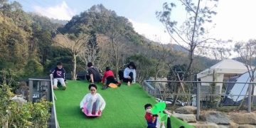 南庄免裝備露營 滑草道、生態旅遊都在這座苗栗懶人露營場