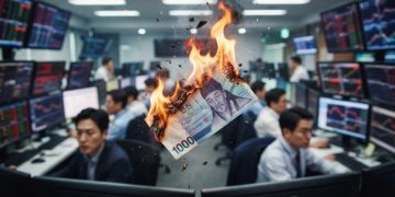韓股暴跌引散戶創傷 彭博:韓國市場恐不宜投資