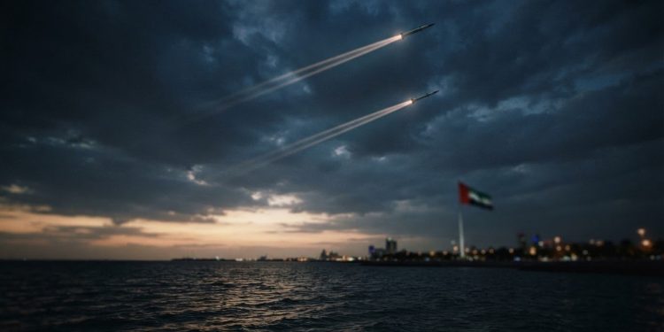 伊朗發射兩枚彈道飛彈向阿拉伯大公國 均落海無傷亡