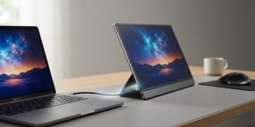 聯想L16a便攜顯示器亮相 支援筆電充電提升行動辦公效率
