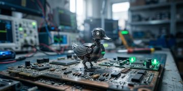 輝達 AI 機器鴨 Microduck 熱銷：預購破兩萬 引 AI 代理權歸屬爭議
