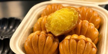 南屯雞蛋糕店從外帶點心變下午茶組合 甜鹹口味搭配茶飲、氣泡飲自由選