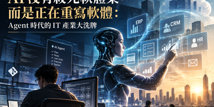 【專家觀點】AI 沒有殺死軟體業,而是正在重寫軟體:Agent 時代的 IT 產業大洗牌